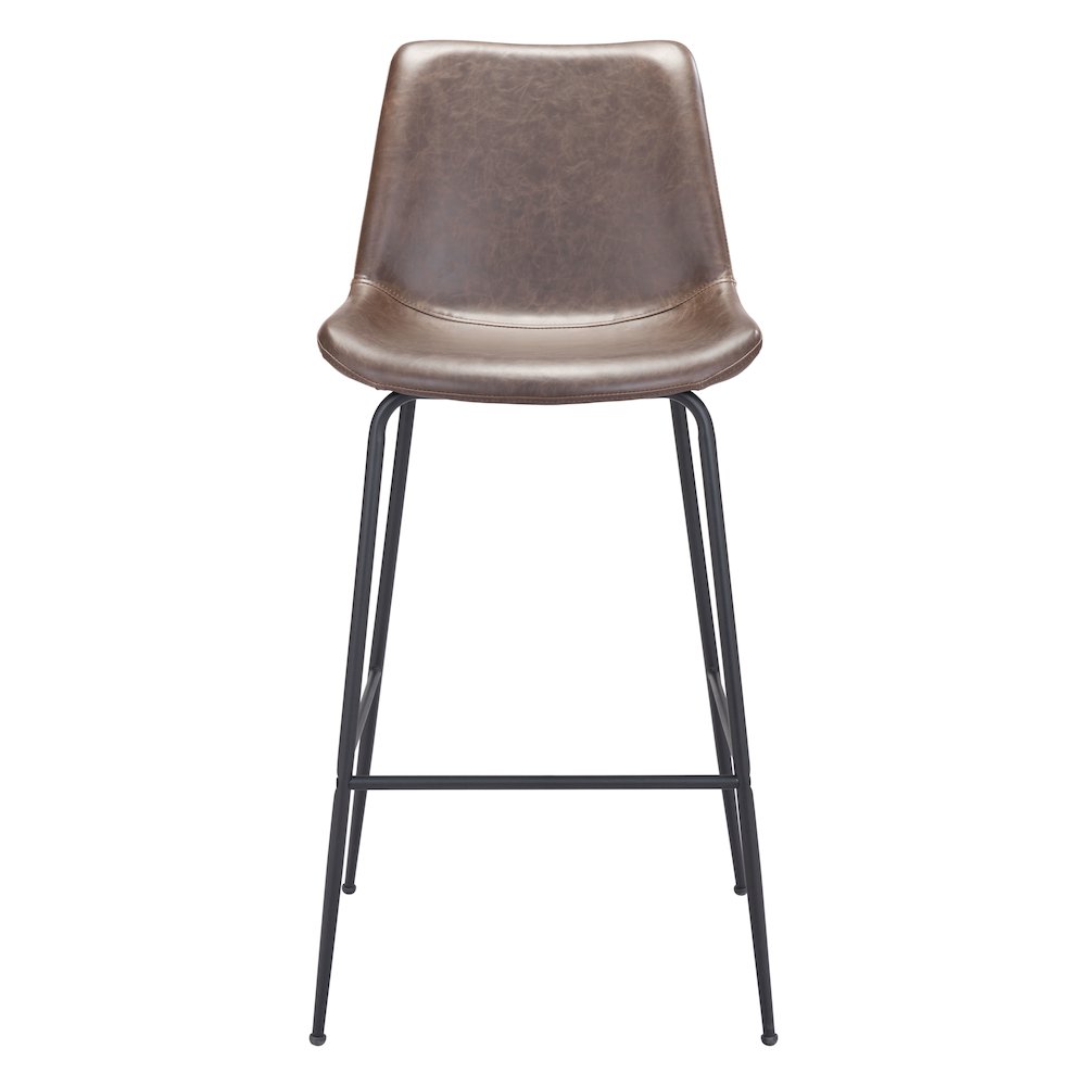 Byron Barstool Brown - ZUO