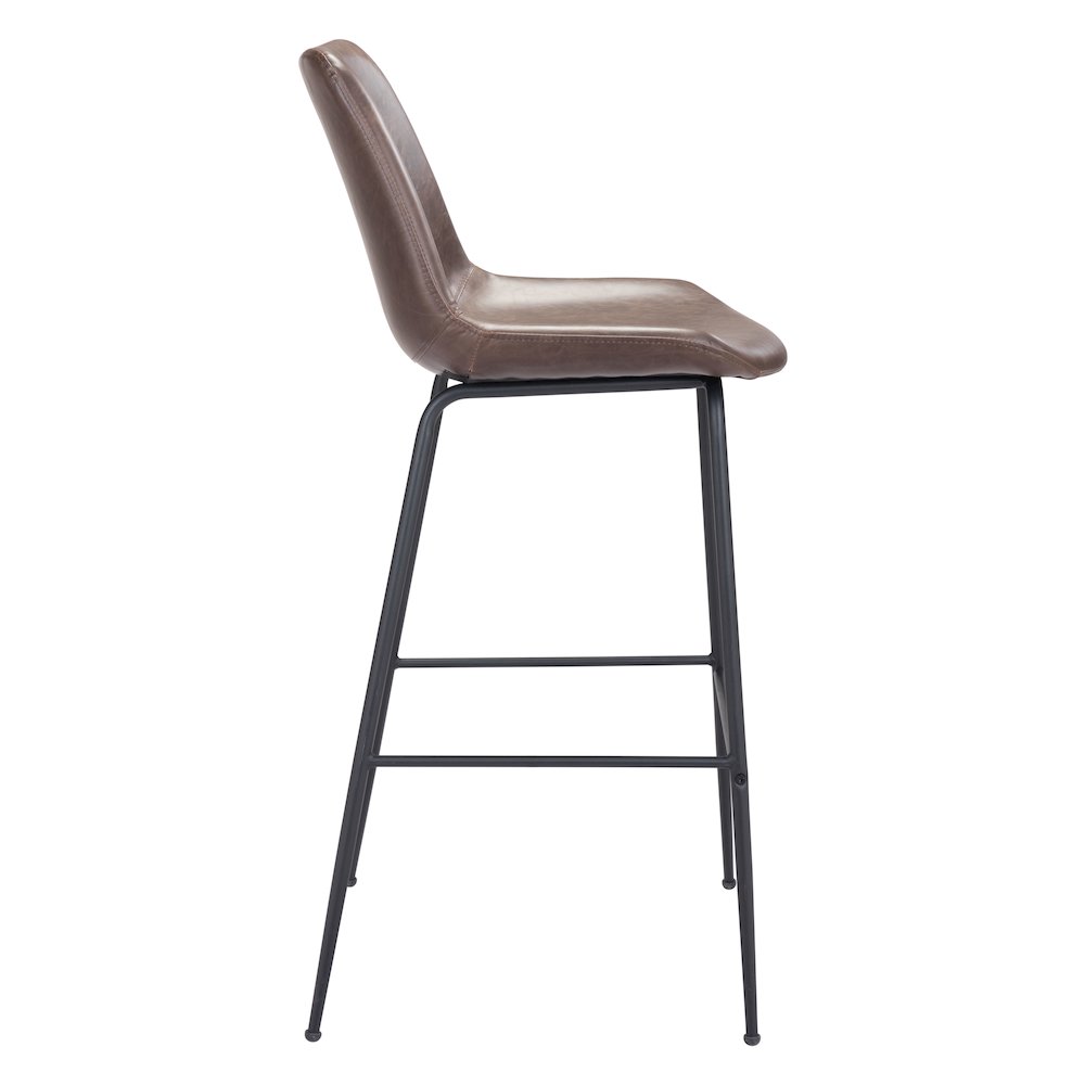 Byron Barstool Brown - ZUO