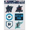 Miami Marlins Decal Multi Use Fan 6 Pack - WinCraft