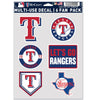 Texas Rangers Decal Multi Use Fan 6 Pack - WinCraft