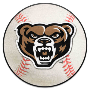 Fanmats - Oakland University Baseball Mat 27'' diameter