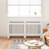 vidaXL Radiator Cover White MDF 67.7