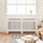 vidaXL Radiator Cover White MDF 67.7