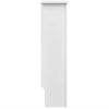 vidaXL Radiator Cover White MDF 67.7
