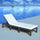 Sunlounger Brown PE Rattan Standard Adjustable Armrests - vidaXL