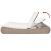 Sun Bed Beige - vidaXL