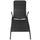 Sun Lounger Black PE rattan, Powder-coated steel Standard - vidaXL