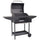 vidaXL BBQ Charcoal Smoker with Bottom Shelf Black, 43048