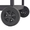 vidaXL BBQ Charcoal Smoker with Bottom Shelf Black, 43048