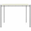 Gazebo Set of 2 Cream White and Black Polyester Large Durable - vidaXL