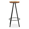 Bar Stool Set of 4 Varied Reclaimed Wood Standard Industrial - vidaXL