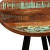 Bar Stool Set of 4 Varied Reclaimed Wood Standard Industrial - vidaXL