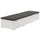 Sunlounger Set White and Black PE rattan - vidaXL