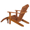 Garden Chair Brown Solid acacia wood Standard Foldable - vidaXL