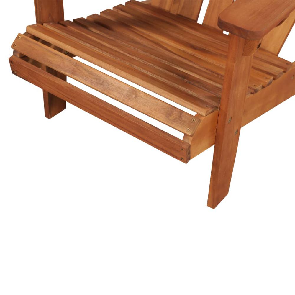 Garden Chair Brown Solid acacia wood Standard Foldable - vidaXL