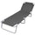 Sunlounger Grey Powder-coated steel 74.4 x 22.8 x 10.6 in - vidaXL