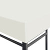 Gazebo Top Cover Cream White Polyester with PVC coating 10 x 10 ft - vidaXL