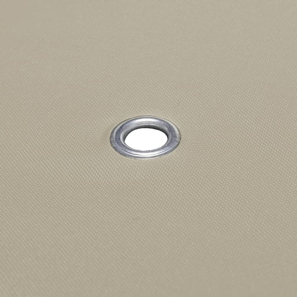 Gazebo Top Cover Beige Polyester with PVC coating 9.8 x 9.8 feet - vidaXL