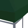 Gazebo Top Cover Green Polyester with PVC coating 10x10ft - vidaXL