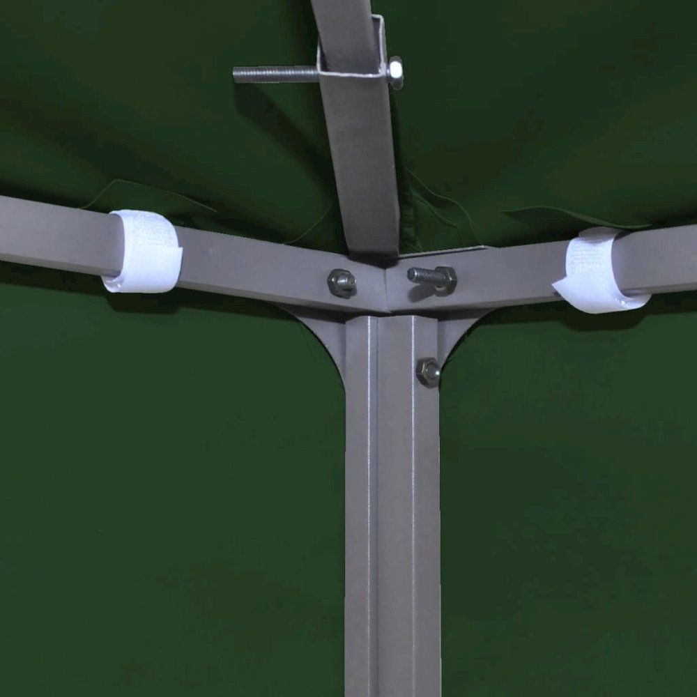 Gazebo Top Cover Green Polyester with PVC coating 10x10ft - vidaXL