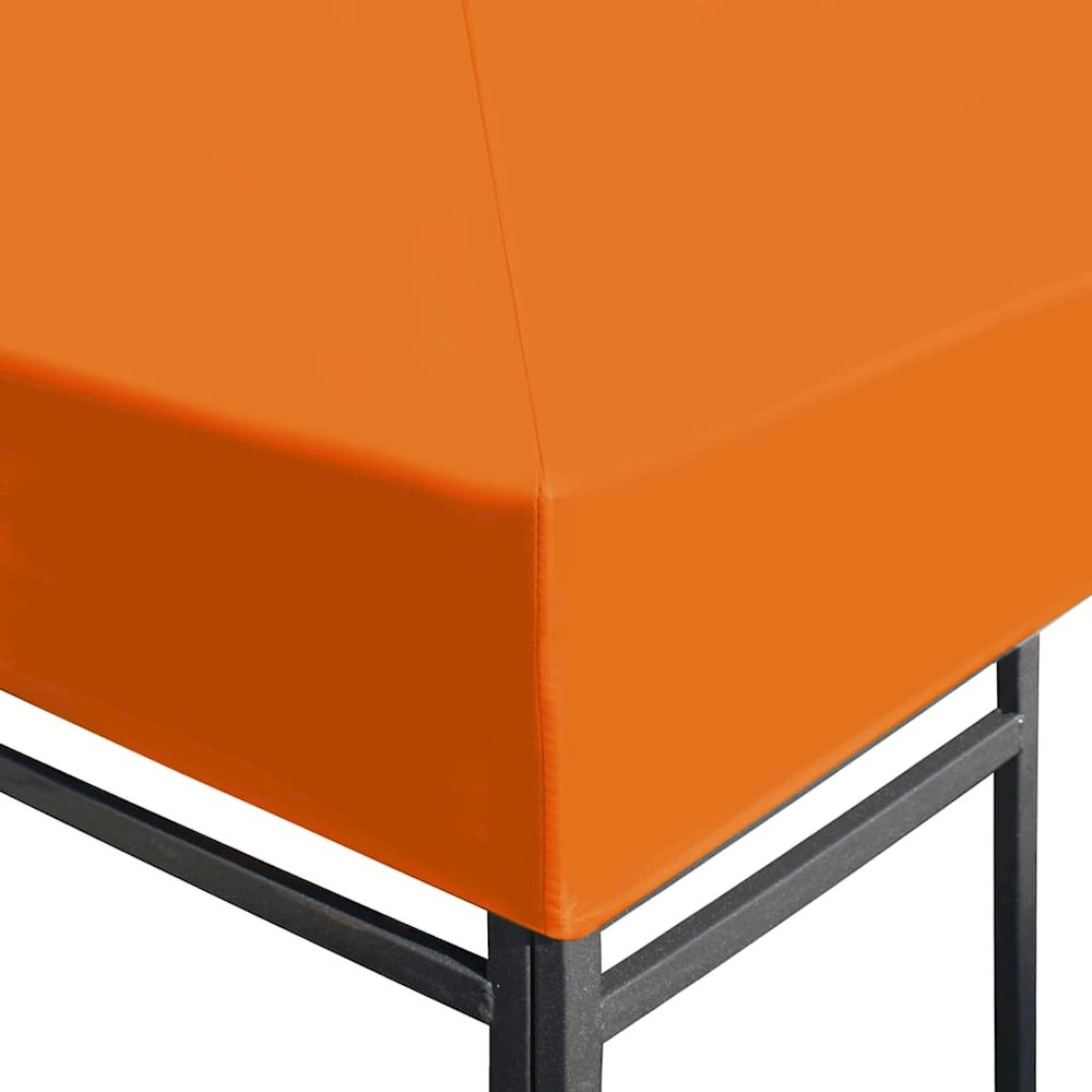 Gazebo Top Cover Orange Polyester with PVC coating 10x10 feet - vidaXL