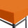 Gazebo Top Cover Orange Polyester with PVC coating 10x10 feet - vidaXL