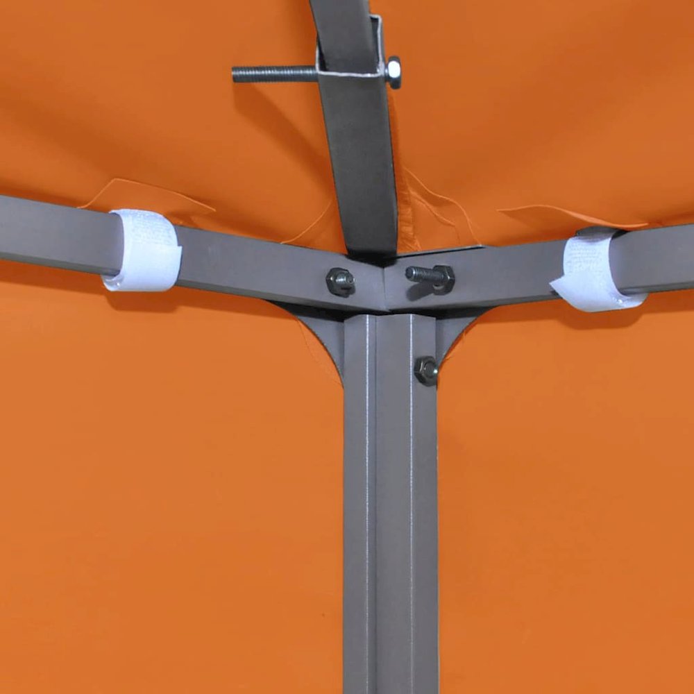 Gazebo Top Cover Orange Polyester with PVC coating 10x10 feet - vidaXL