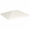 Gazebo Top Cover Cream White Polyester with PVC coating - vidaXL