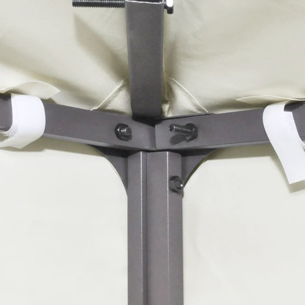 Gazebo Top Cover Cream White Polyester with PVC coating - vidaXL