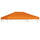 Gazebo Top Cover Orange Polyester with PVC coating 13.1 x 9.8 feet - vidaXL