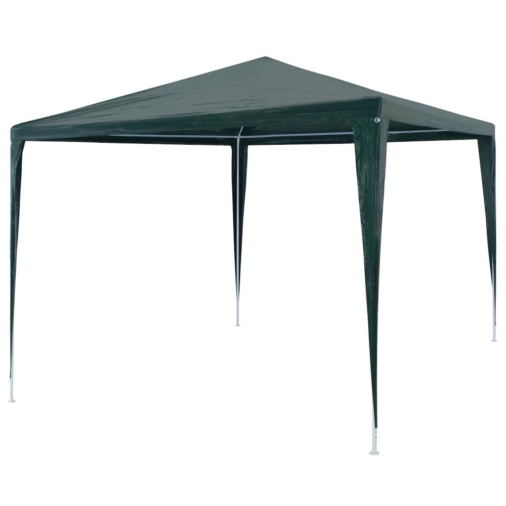 Party Tent Green Polyethylene and steel Medium - vidaXL