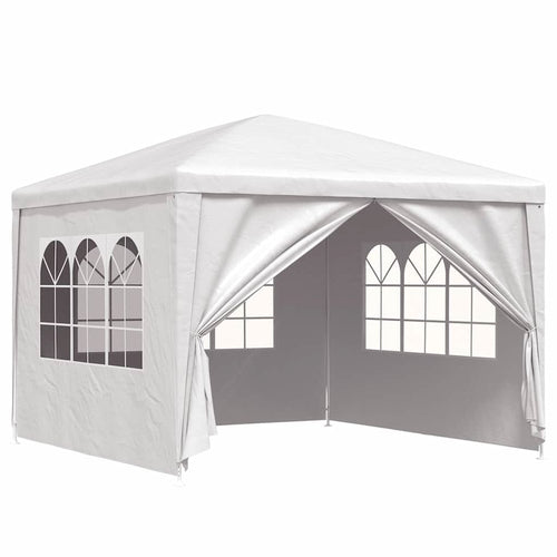 Party Tent 9'10''x9'10'' White - vidaXL