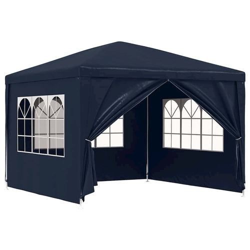Party Tent Blue Polyethylene roof and side panels - vidaXL