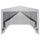 Party Tent White and black Powder-coated steel frame Large - vidaXL