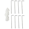 Party Tent White and black Powder-coated steel frame Large - vidaXL