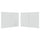 Party Tent Sidewall White 100% PE 9.8 ft x 6.4 ft - vidaXL