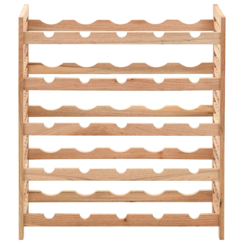 Wine Rack for 25 Bottles Solid Walnut Wood 24.8''x9.8''x28.7'' - vidaXL