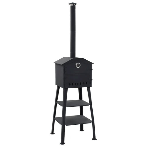 vidaXL Outdoor Pizza Oven Charcoal Fired with 2 Fireclay Stones, 40362