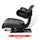Tractor Seat Black Steel Standard Adjustable Armrests - vidaXL