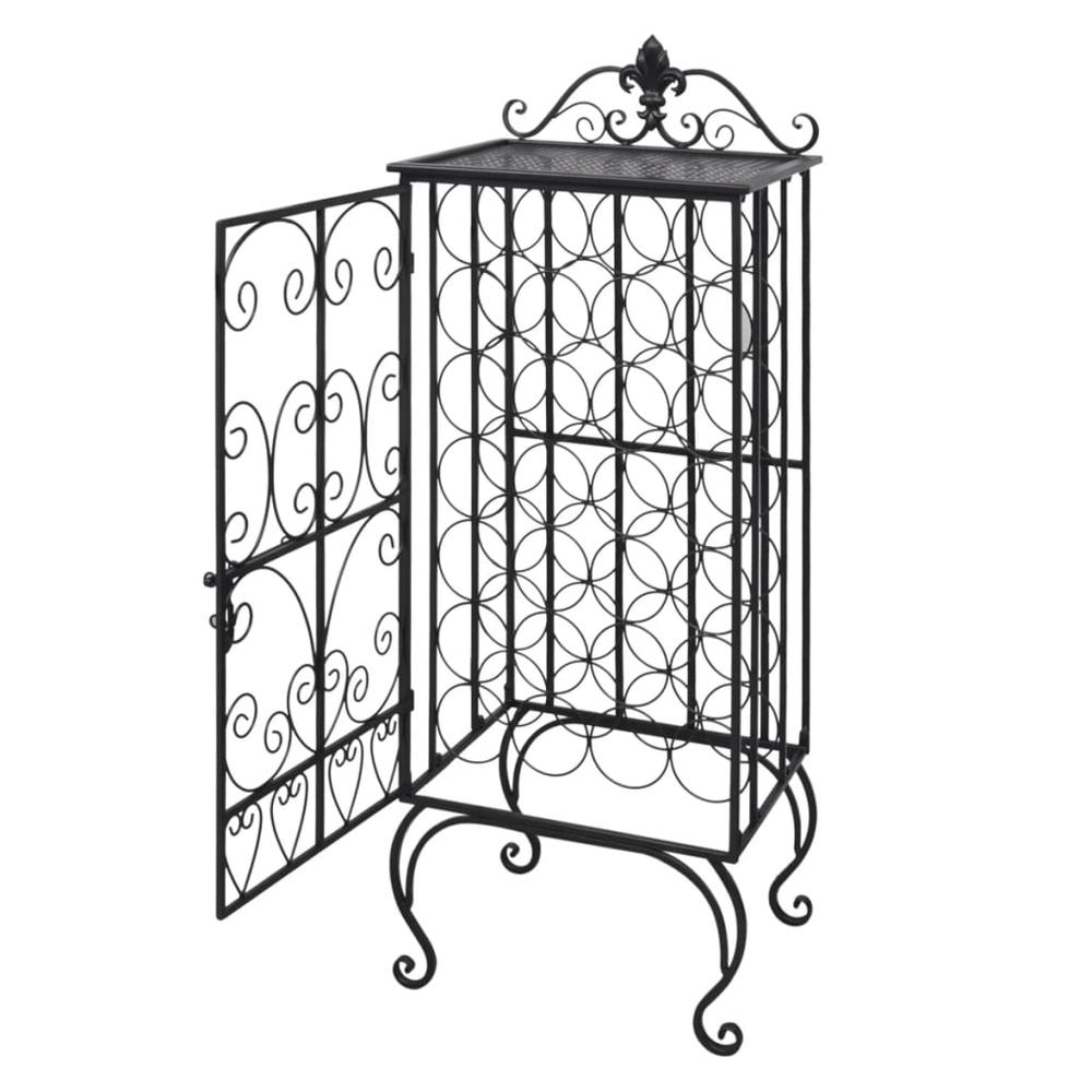 vidaXL Wine Rack for 28 Bottles Metal, 240937