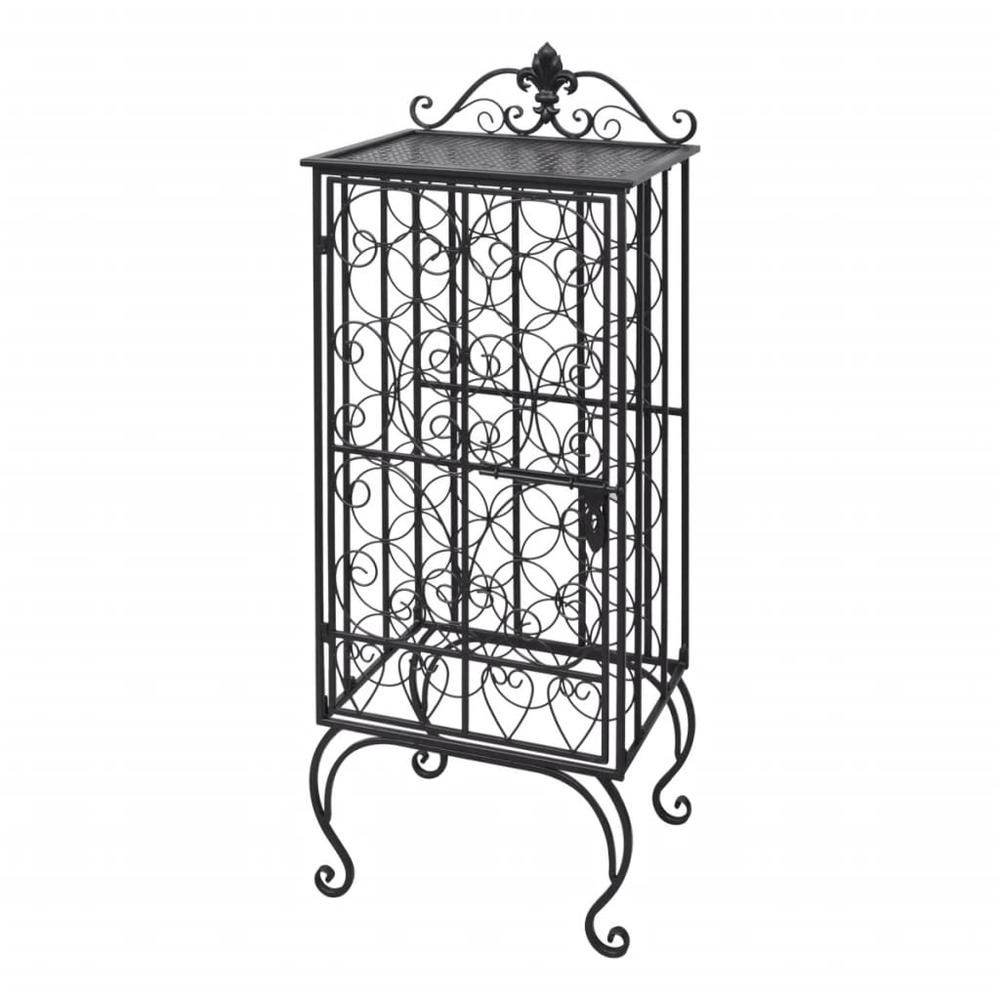vidaXL Wine Rack for 28 Bottles Metal, 240937