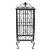vidaXL Wine Rack for 28 Bottles Metal, 240937