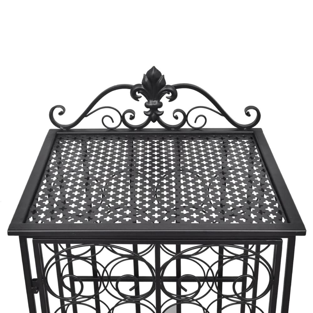 vidaXL Wine Rack for 28 Bottles Metal, 240937