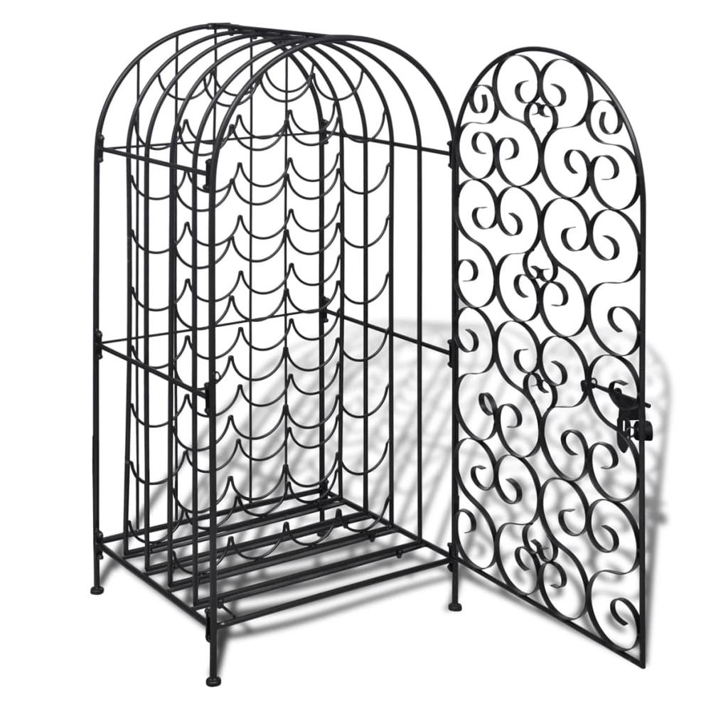 vidaXL Wine Rack for 35 Bottles Metal, 240943