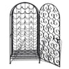 vidaXL Wine Rack for 35 Bottles Metal, 240943