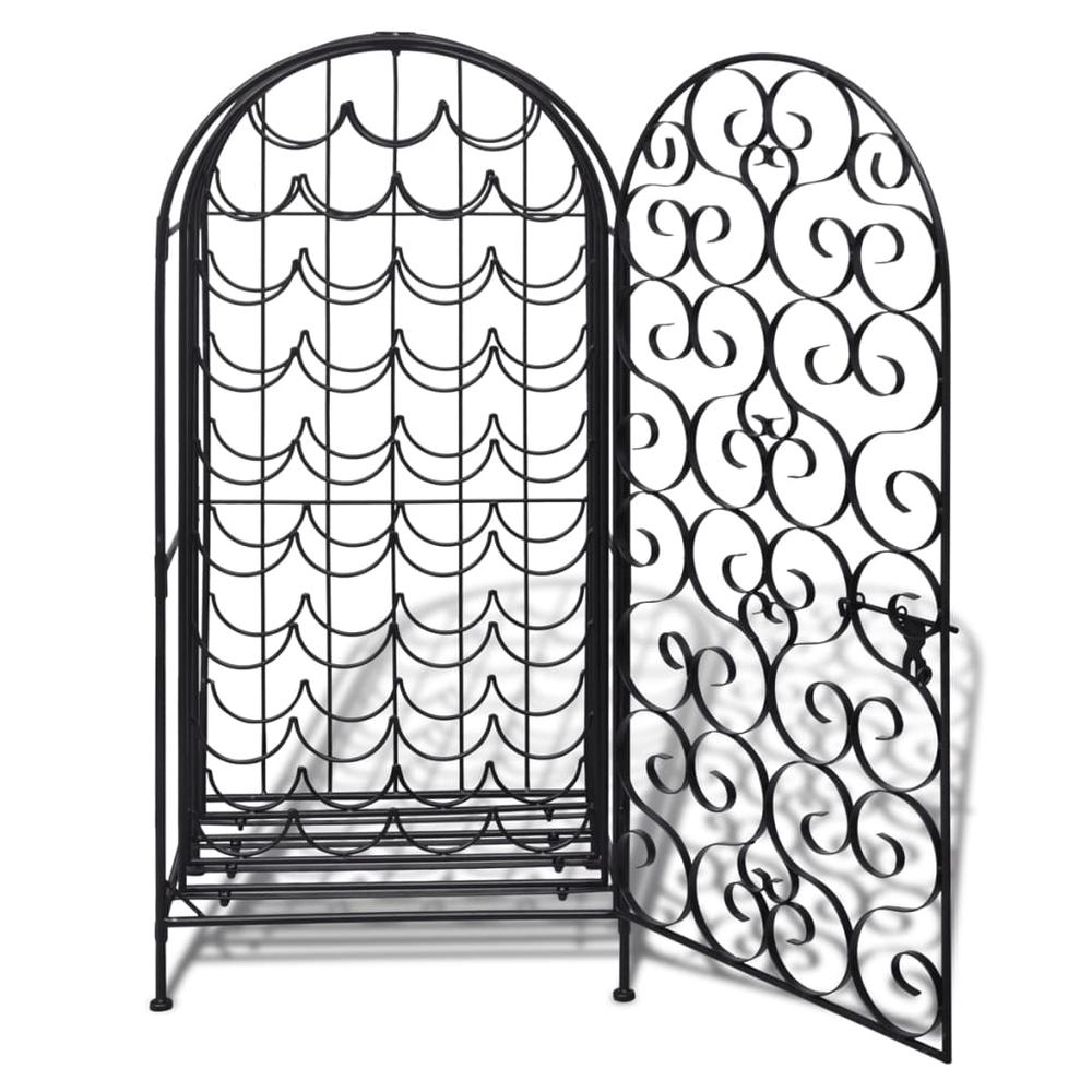 vidaXL Wine Rack for 35 Bottles Metal, 240943