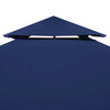 Gazebo Canopy Dark Blue Polyester with PVC coating 9.8ft x 9.8ft - vidaXL