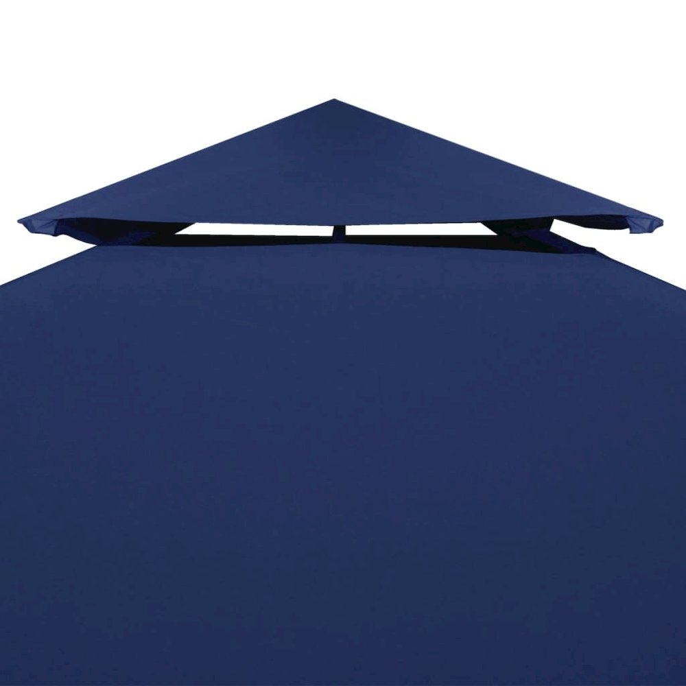 Gazebo Canopy Dark Blue Polyester with PVC coating 9.8ft x 9.8ft - vidaXL