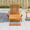 Deck Chair Light brown Acacia wood Standard Foldable Deck Chair - vidaXL