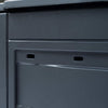Garden Composter Grey Plastic Medium Lightweight Composter - vidaXL